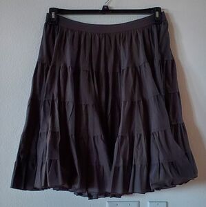 Trend-a-Porter - Cute Black Tiered Ruffled Skirt